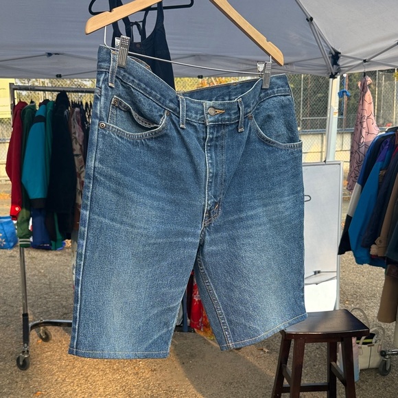 Vintage GWG Men's Blue Denim Jean Shorts - Picture 1 of 4